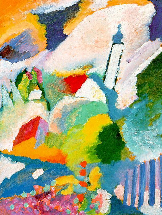 Church in Marnau, Wassily Kandinsky